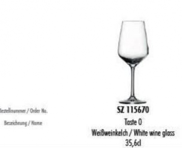 Taste Weingläser 0 35,6 cl - 0,1 geeicht ab 416 € Karton kein Paketversand