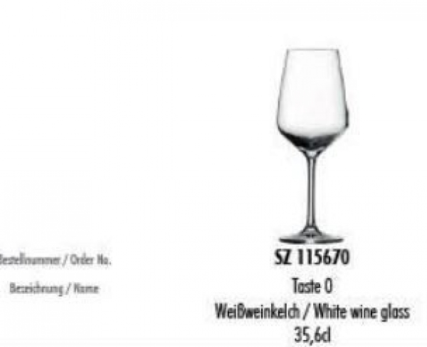 Taste Weingläser 0 35,6 cl - 0,1 geeicht ab 416 € Karton kein Paketversand