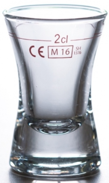 288 Stamper Schnapsgläser Wachtmeister 2,8 cl /-/ 2 cl 6,8cm incl. Porto